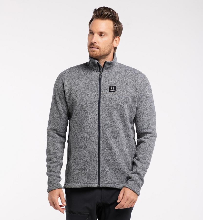 Haglöfs Mens Swook Fleece Grey New Zealand 32781PXCH